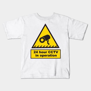 24 Hour CCTV in Operation Kids T-Shirt